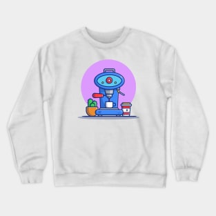 Coffee Machine Pod, Mug, Cup And Cactus Crewneck Sweatshirt